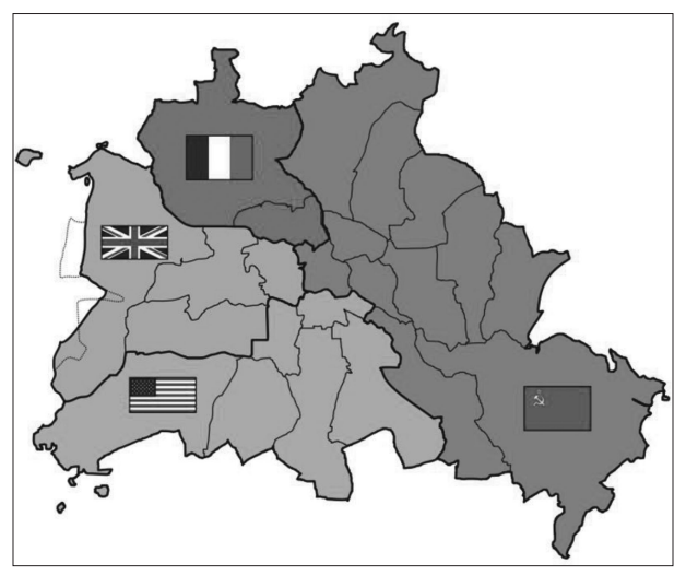 Map of Europe illustrating Cold War divisions in Western Civilization II question